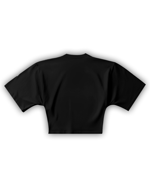 Tee Boxy "NOT MADE TO PLEASE" BLACK