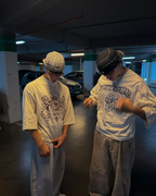 Tee Boxy "THE THRONE" SAND