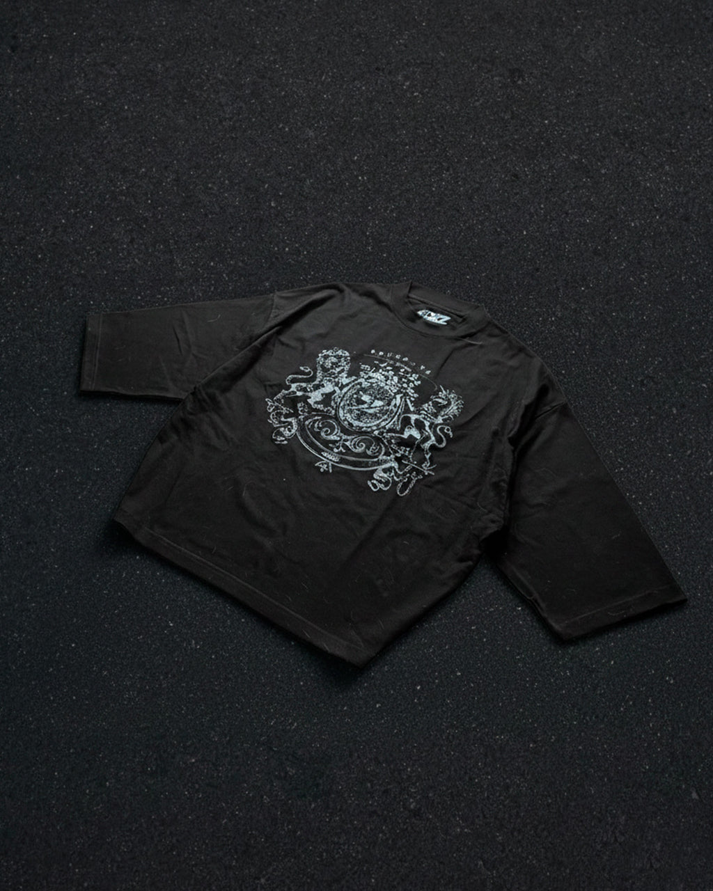 Tee Boxy "THE THRONE" BLACK