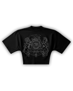 Tee Boxy "THE THRONE" BLACK